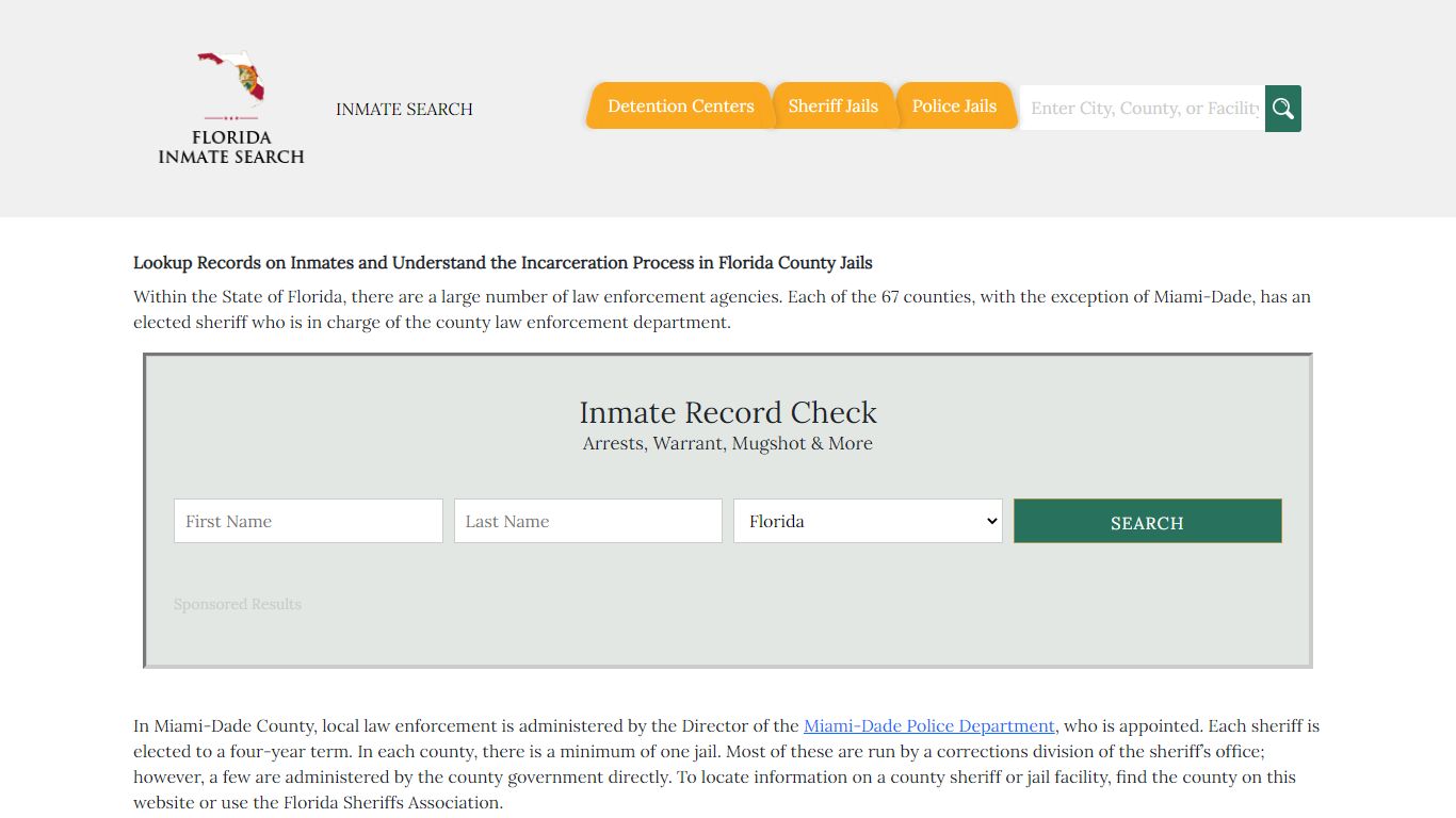 Jacksonville Arrests and Warrants | Florida Inmate Search